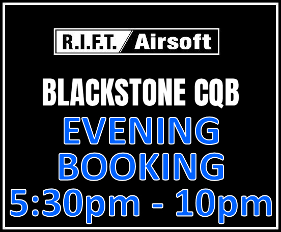 Blackstone Rift RIFT Airsoft Booking System